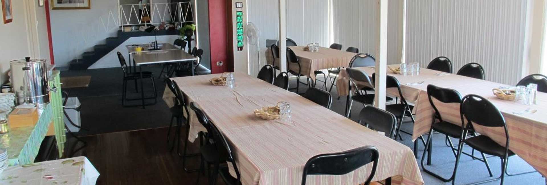 Guest dining area